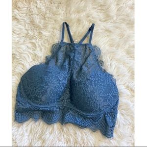 Victoria Secret High Neck Lace Bralette